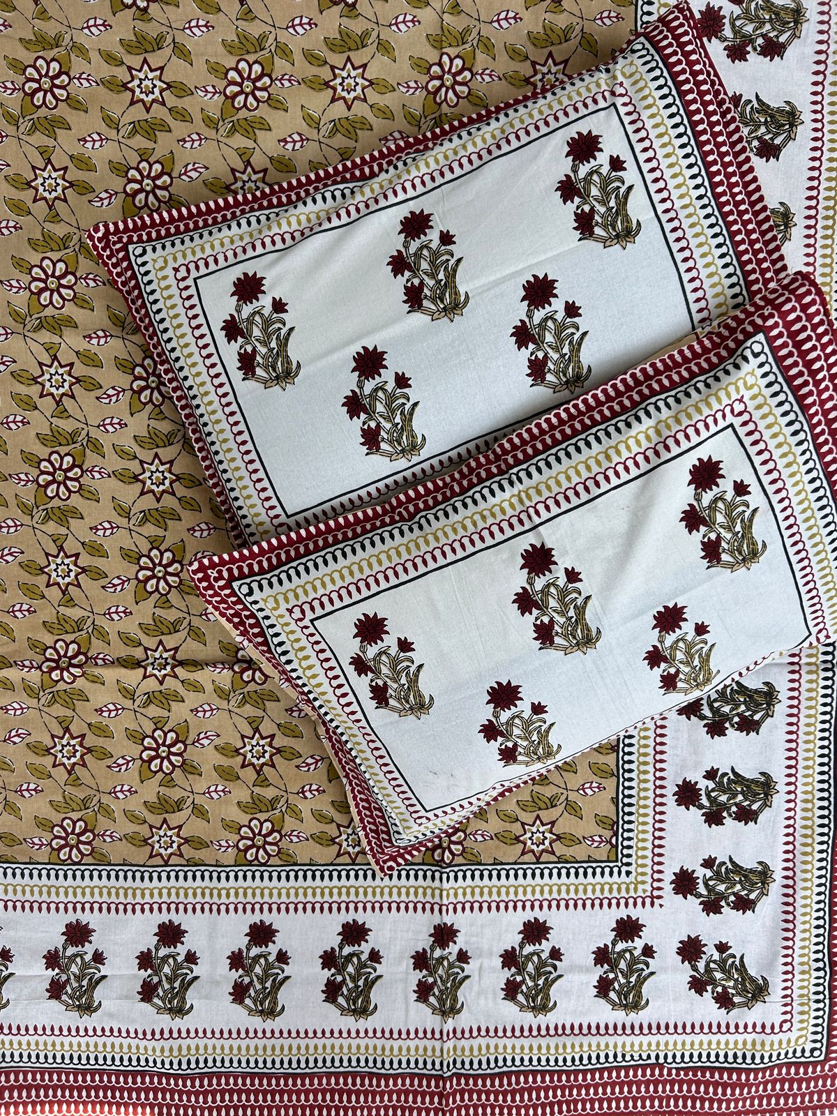 Cotton bedsheet - Queen size