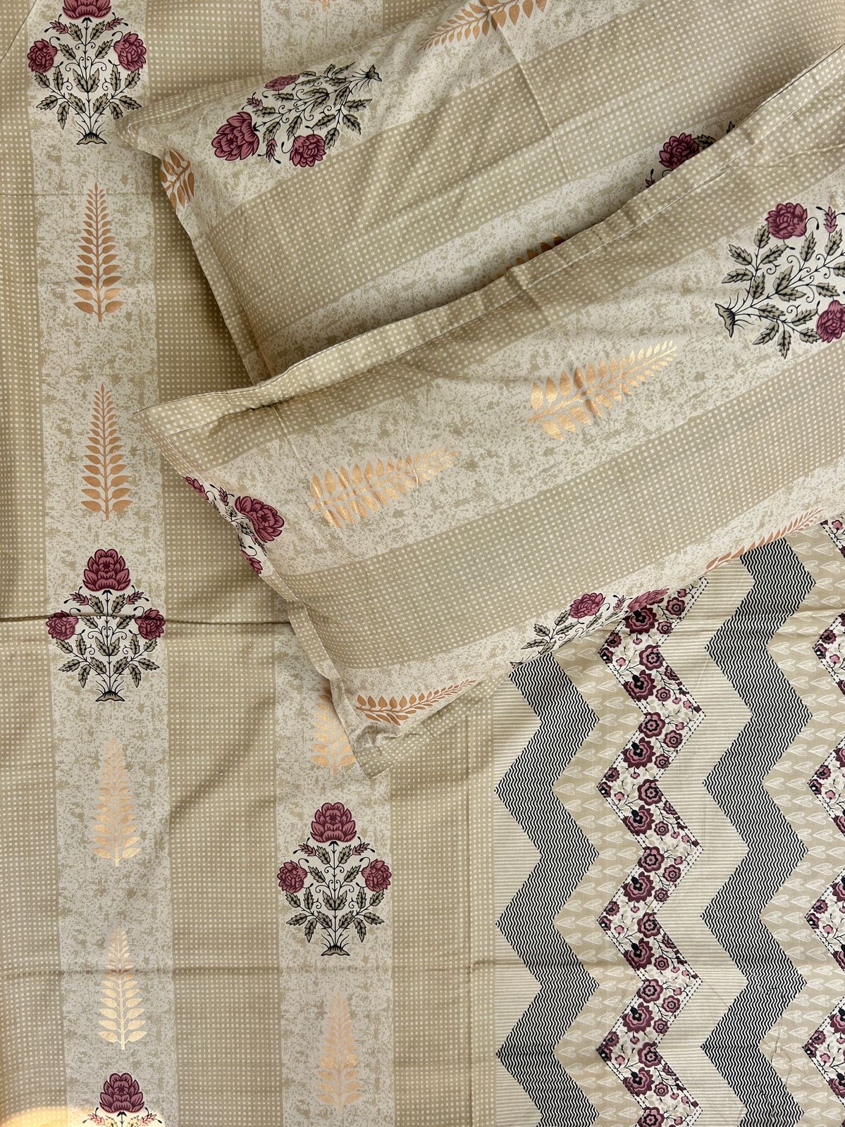 Cotton bedsheet - Queen size