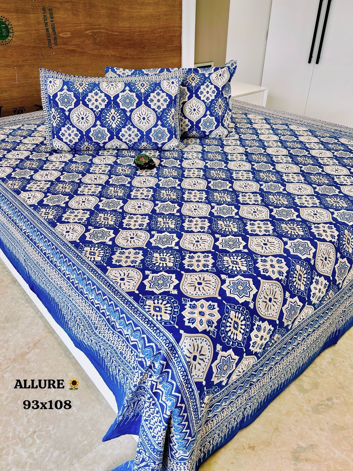 Cotton bedsheet - Queen size