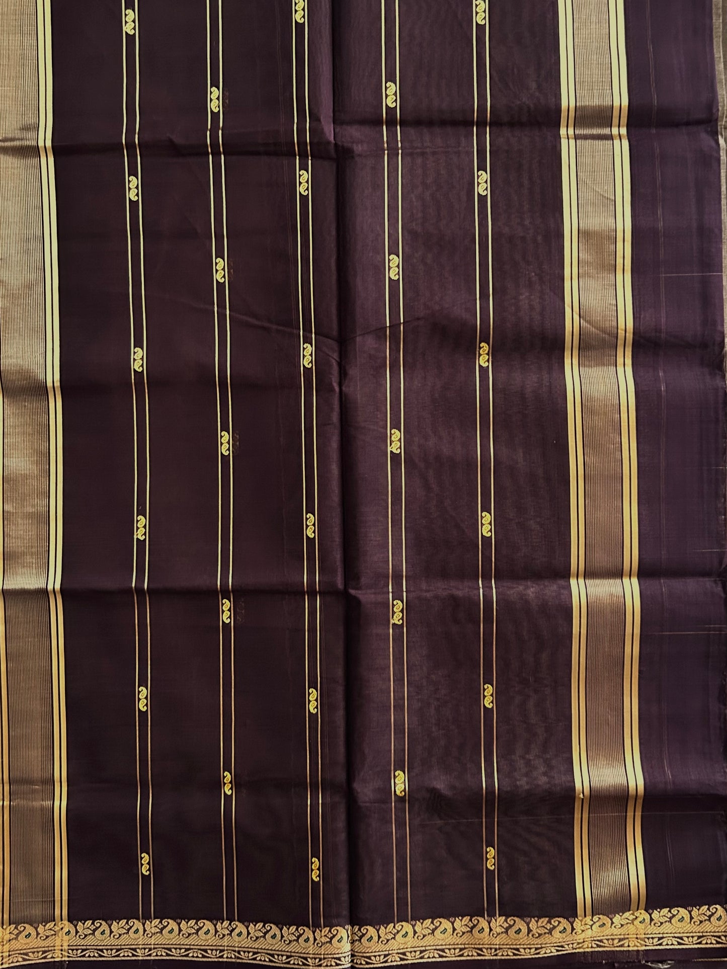 Vegan silk handloom saree