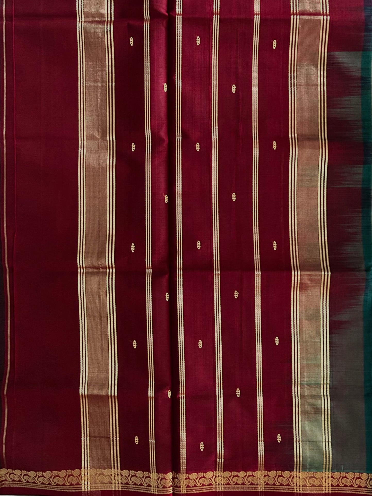 Vegan silk handloom saree