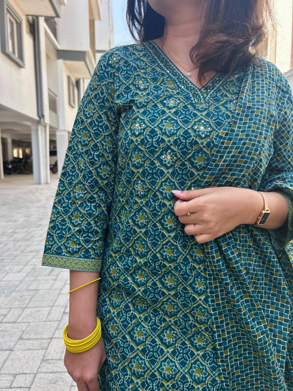 Jaipuri Cotton kurta set