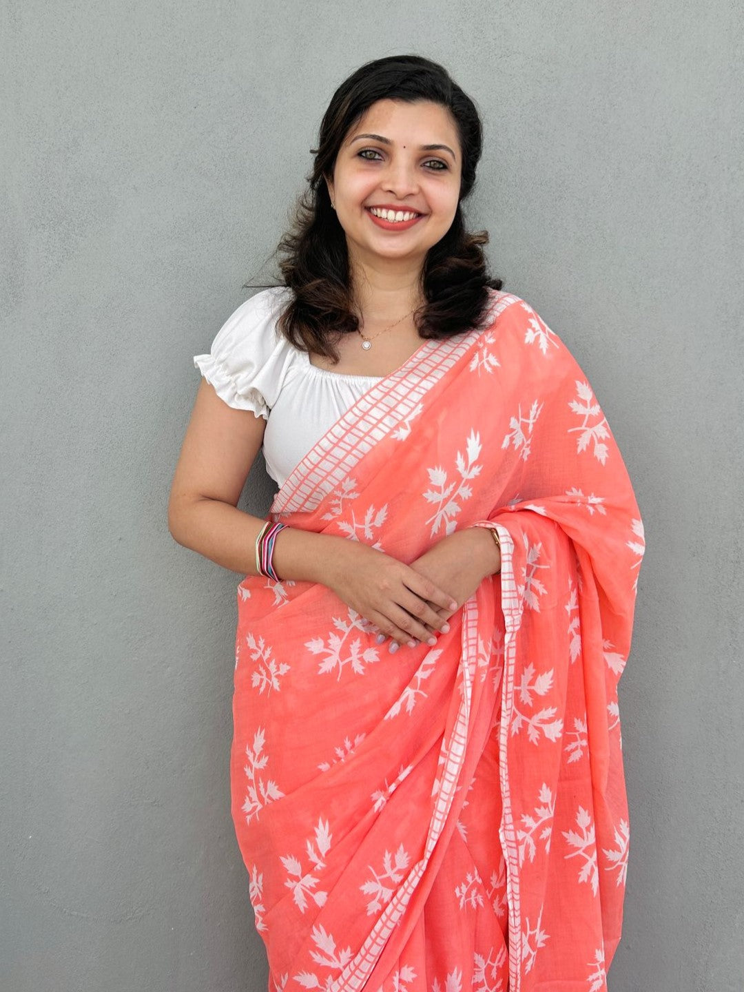 Mul mul cotton saree
