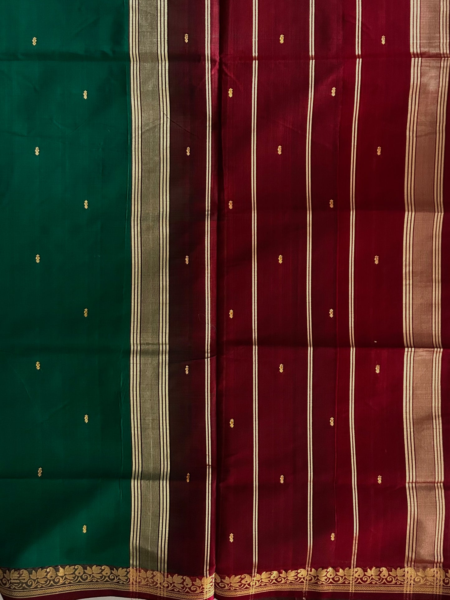 Vegan silk handloom saree