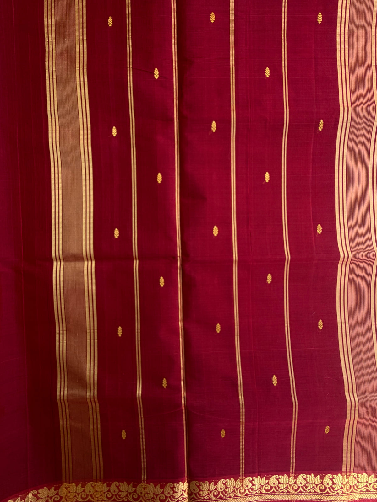 Vegan silk handloom saree