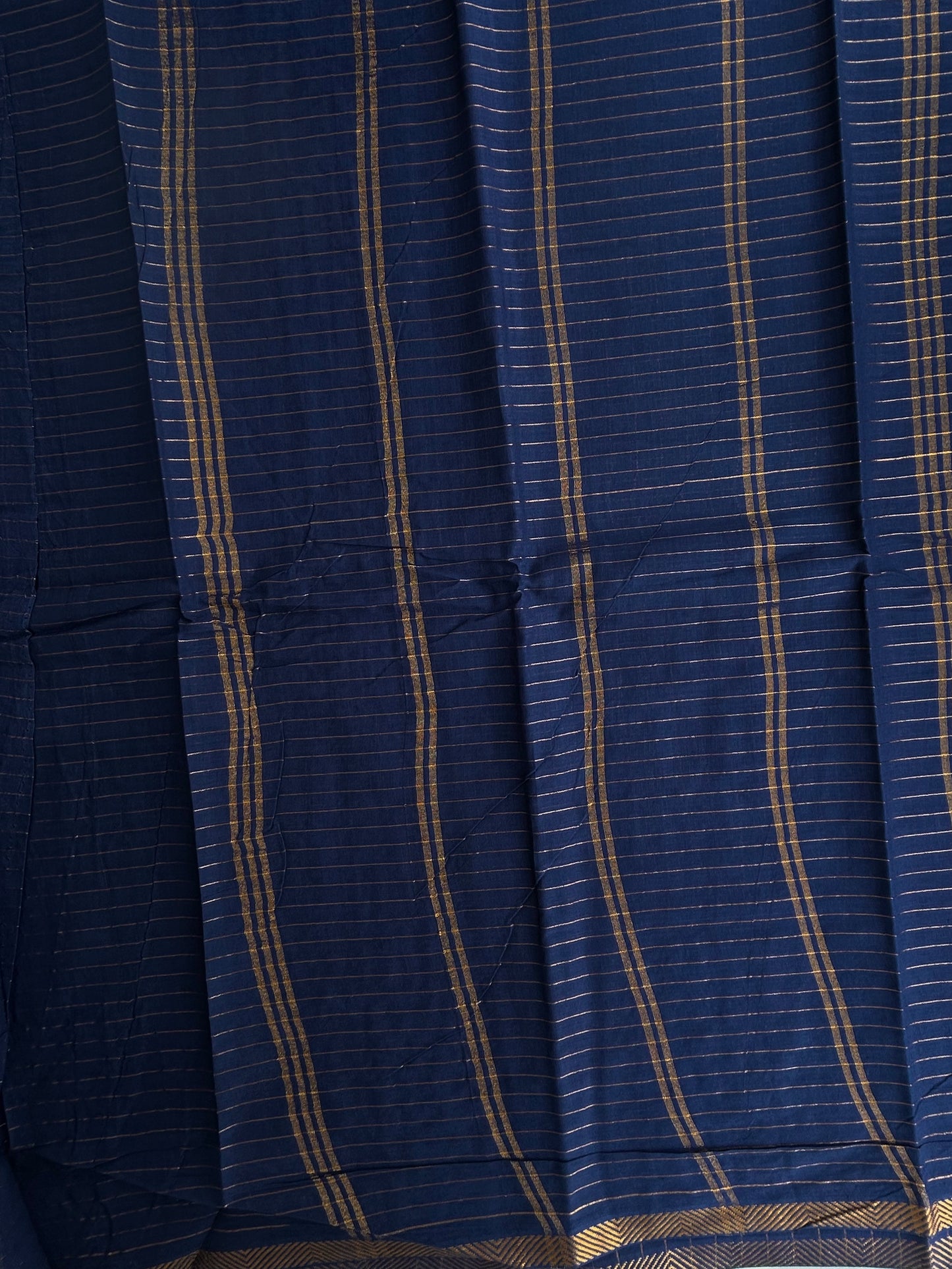 Sungudi Cotton saree in checks- blue