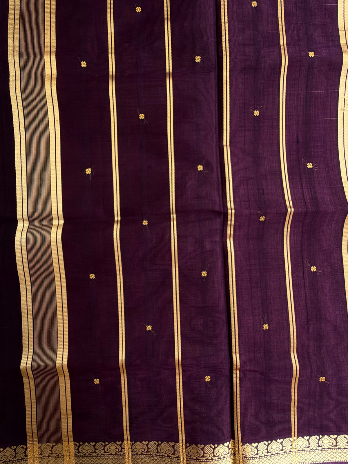 Vegan silk handloom saree