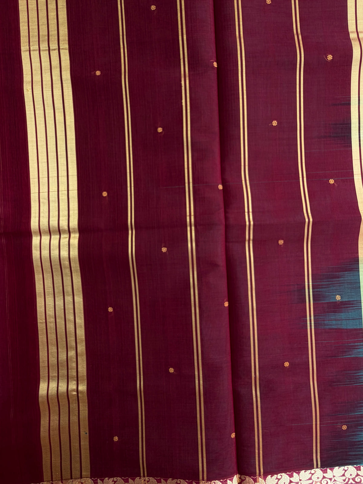 Vegan silk handloom saree