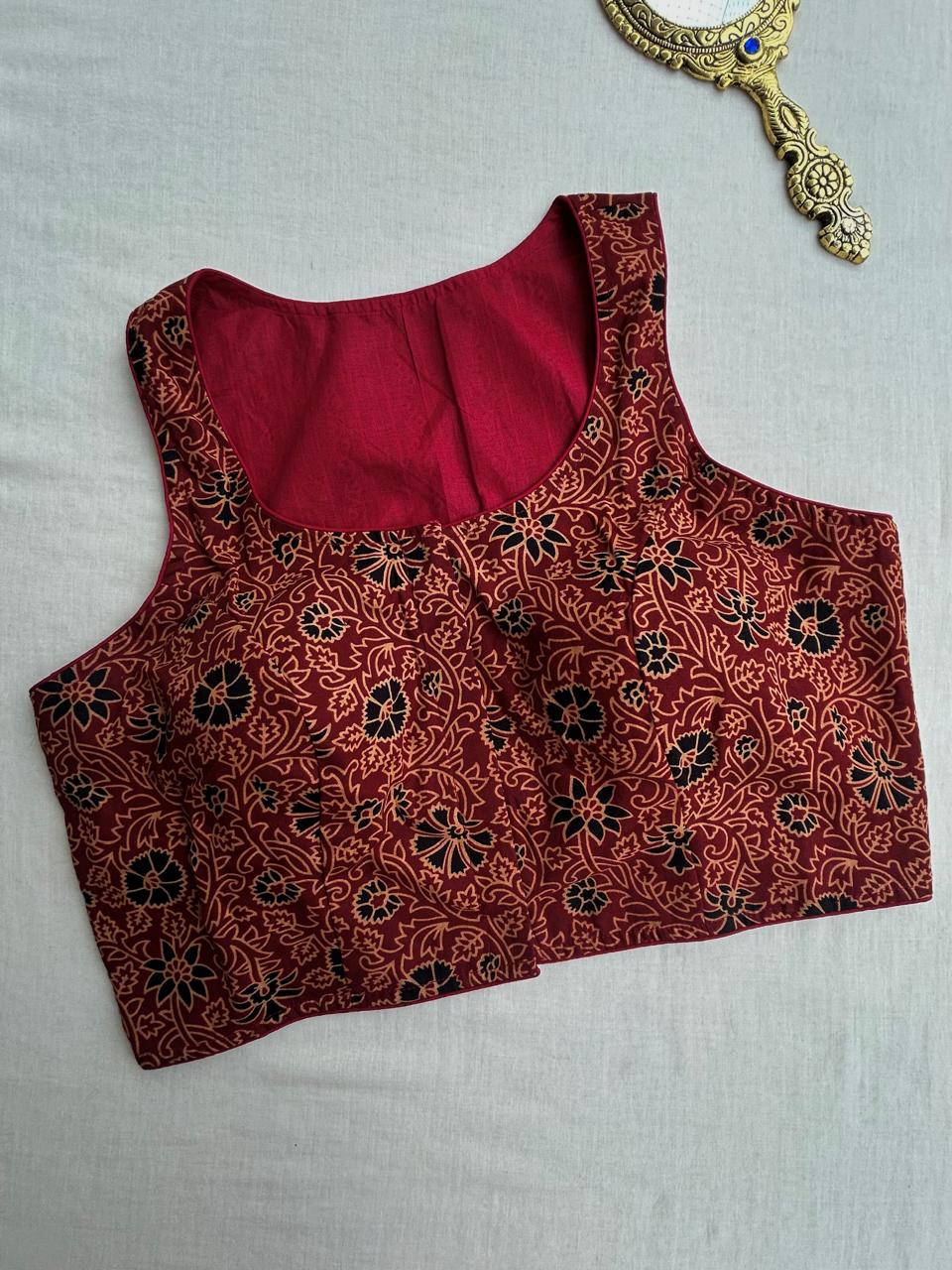 Ajrakh Readymade blouse
