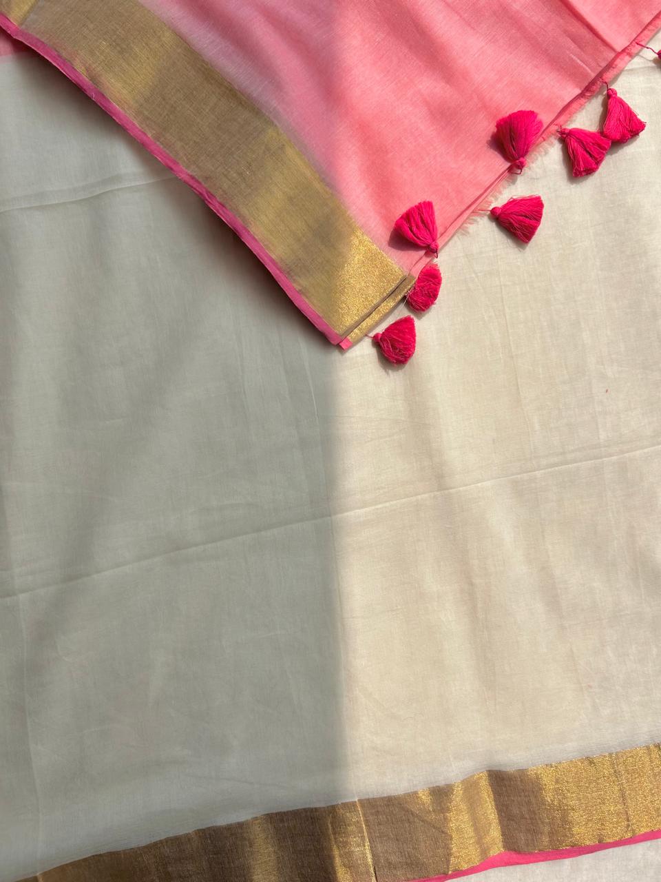 Mul mul cotton saree