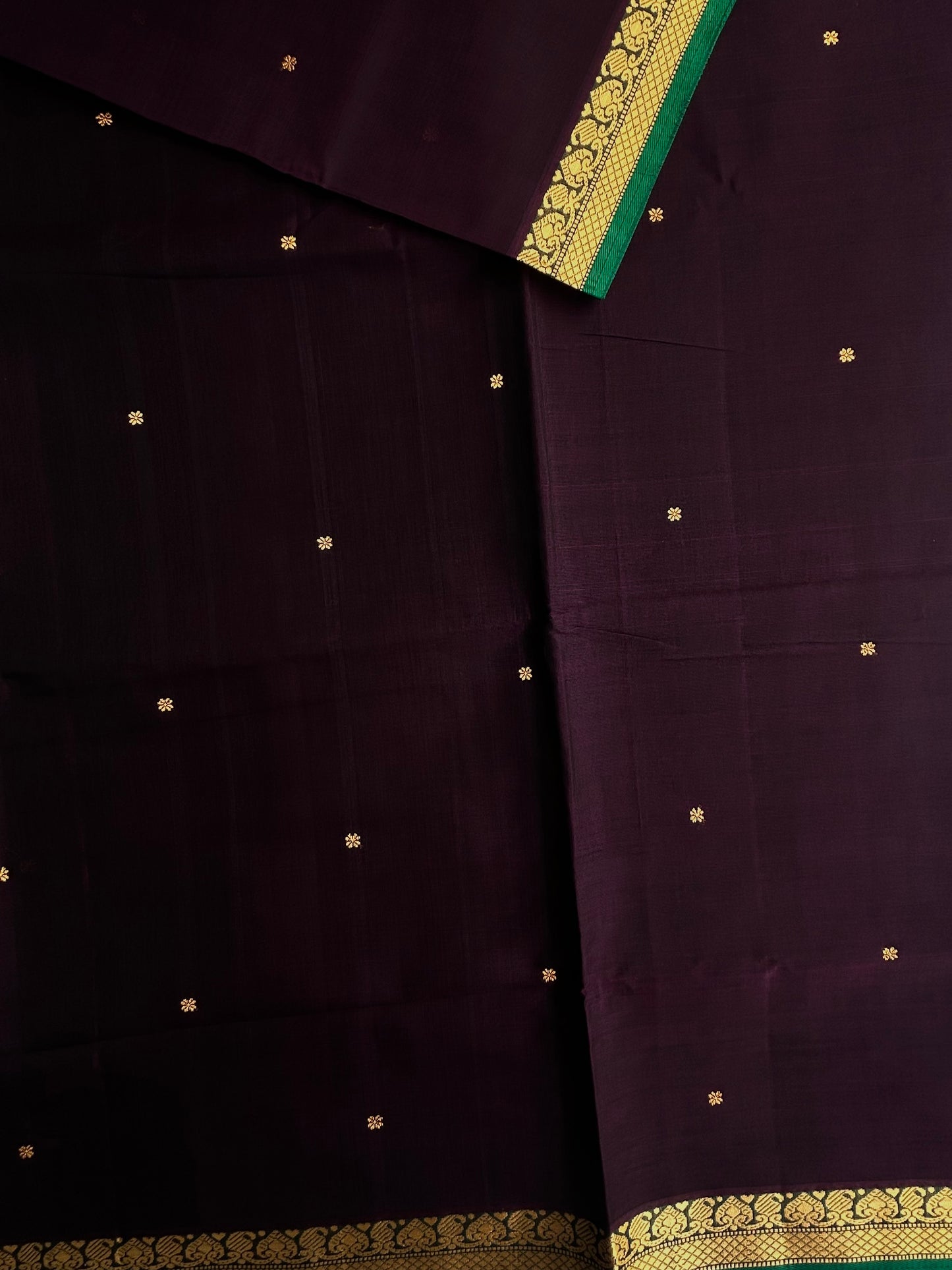 Vegan silk handloom saree