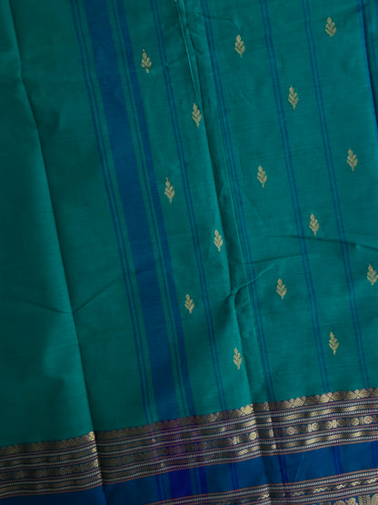 Kanchi cotton with butta weaves