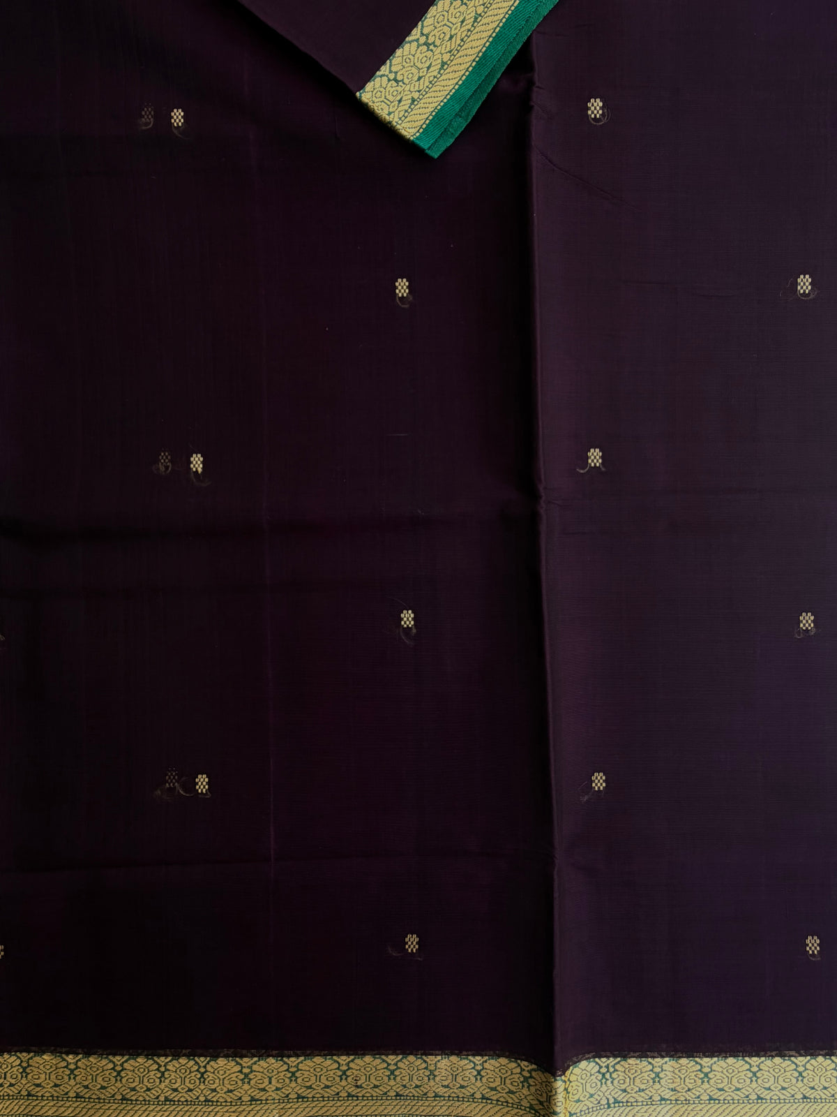 Vegan silk handloom saree