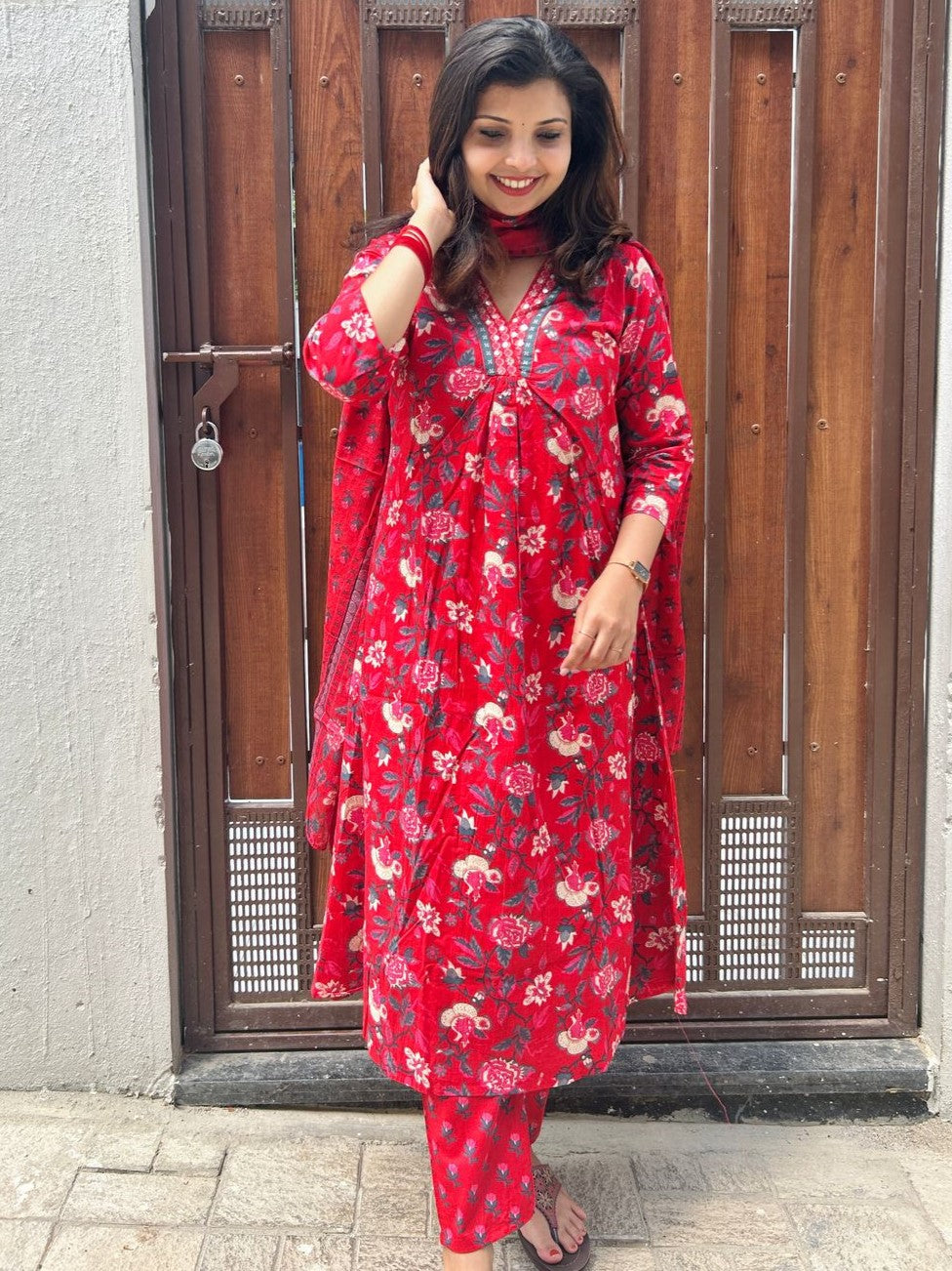 Jaipuri Cotton kurta set