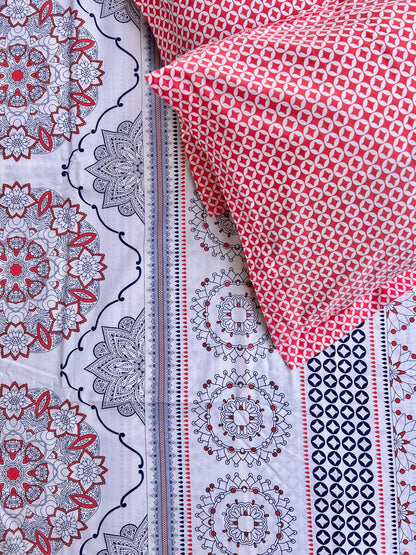 Premium Cotton bedsheet - Queen size