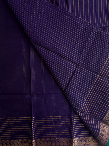 Kanchi cotton saree with Vairaoosi weaves
