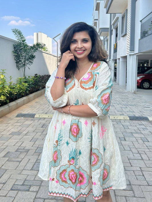 Embroidered Cotton dress