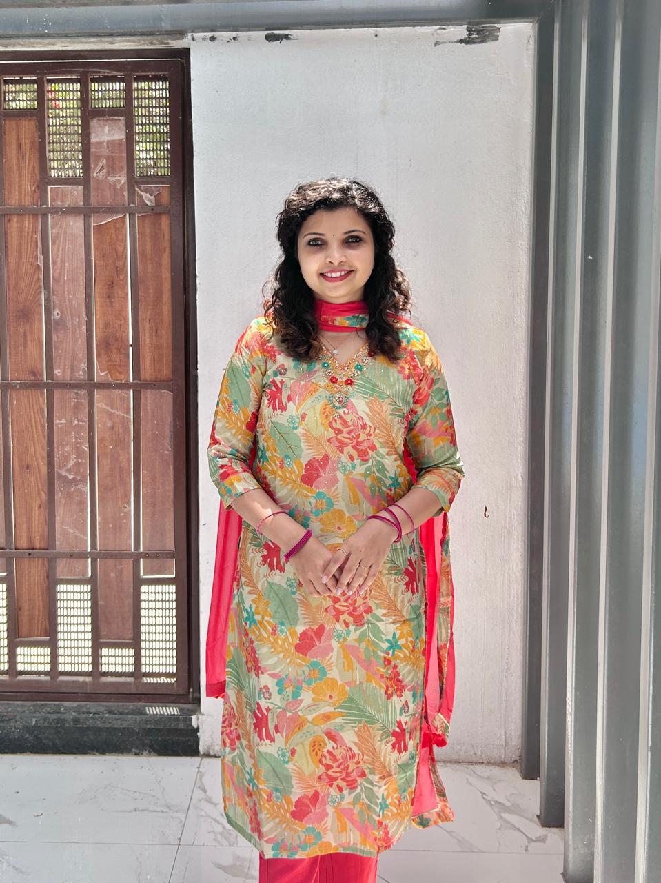Shimmer silk Kurta set