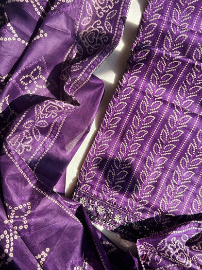 Cotton dress material set bhandani
