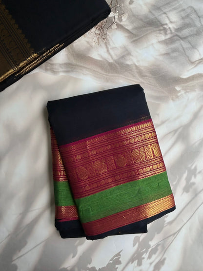 Kanchi cotton butta weaves & grand pallu