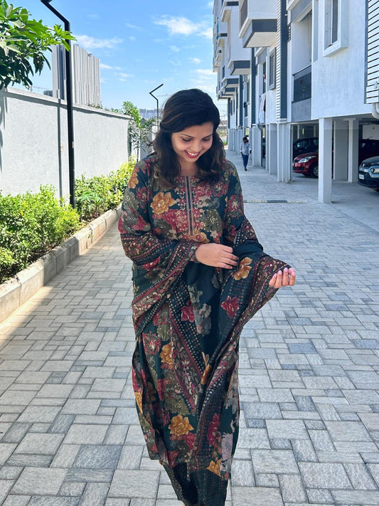 Modal muslin kurta set