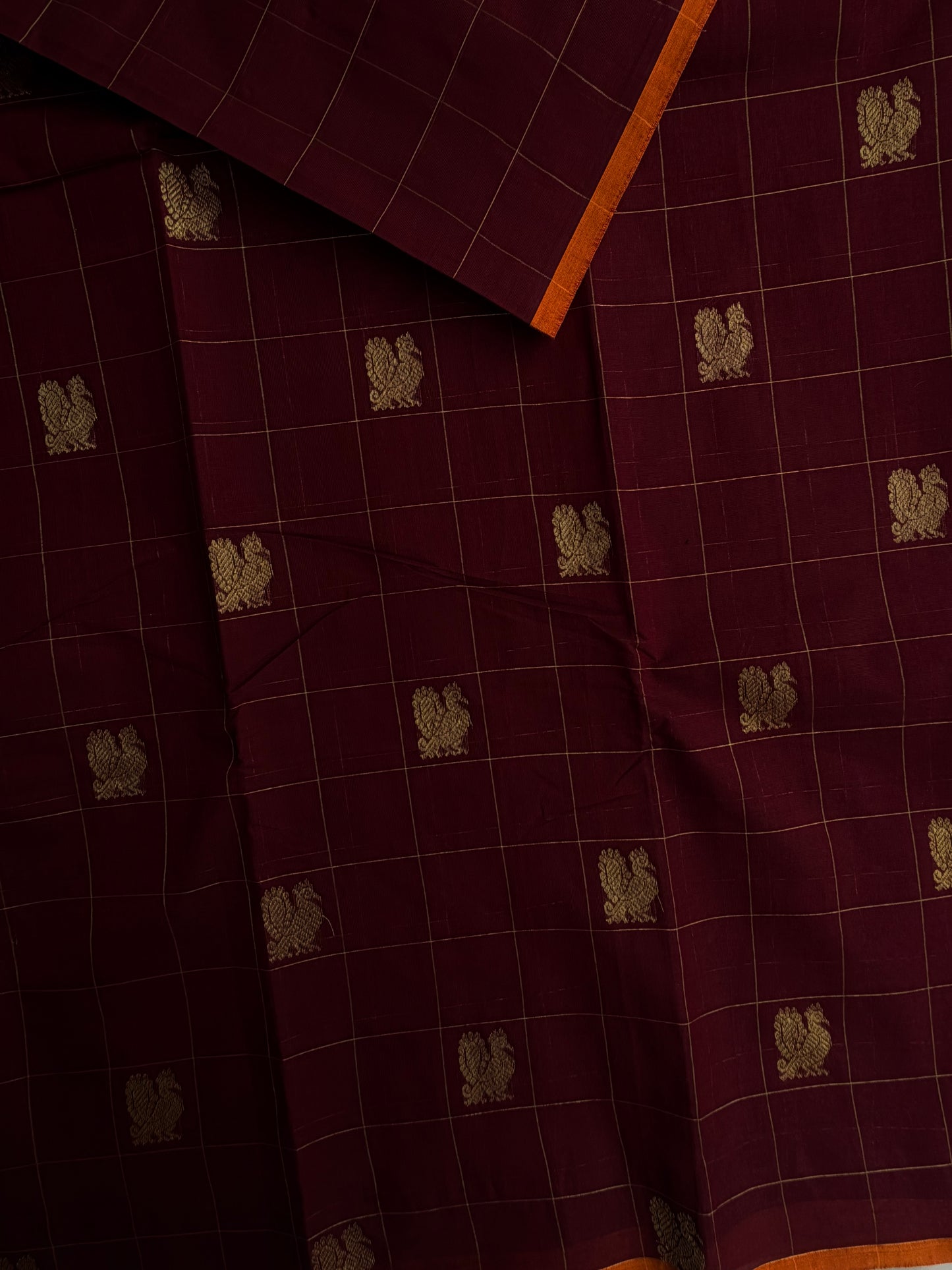 Kanchi cotton saree in premium zari weaves & grand pallu