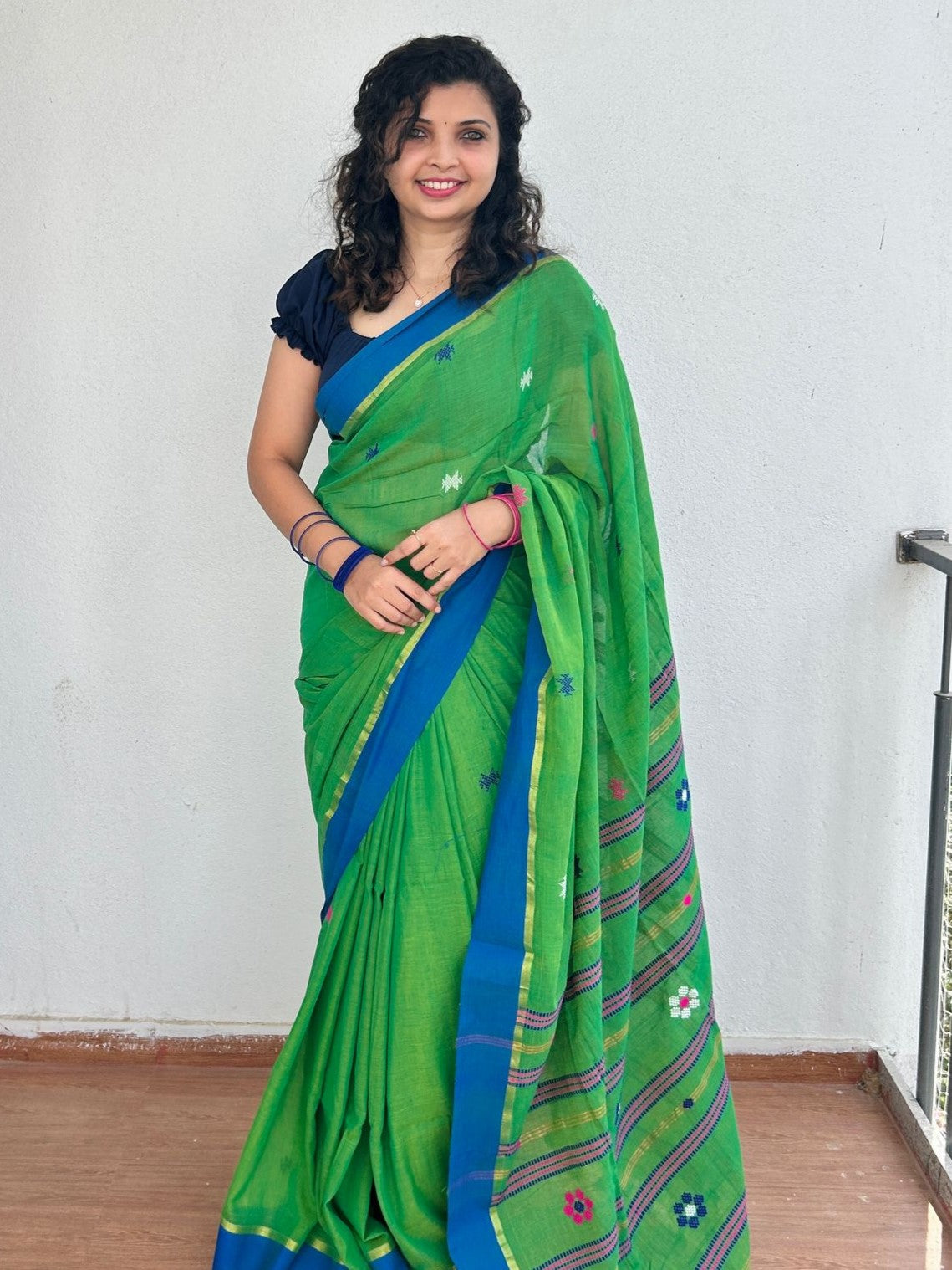 Khadi cotton saree