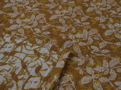 Reversible Quilted Cotton bedsheet