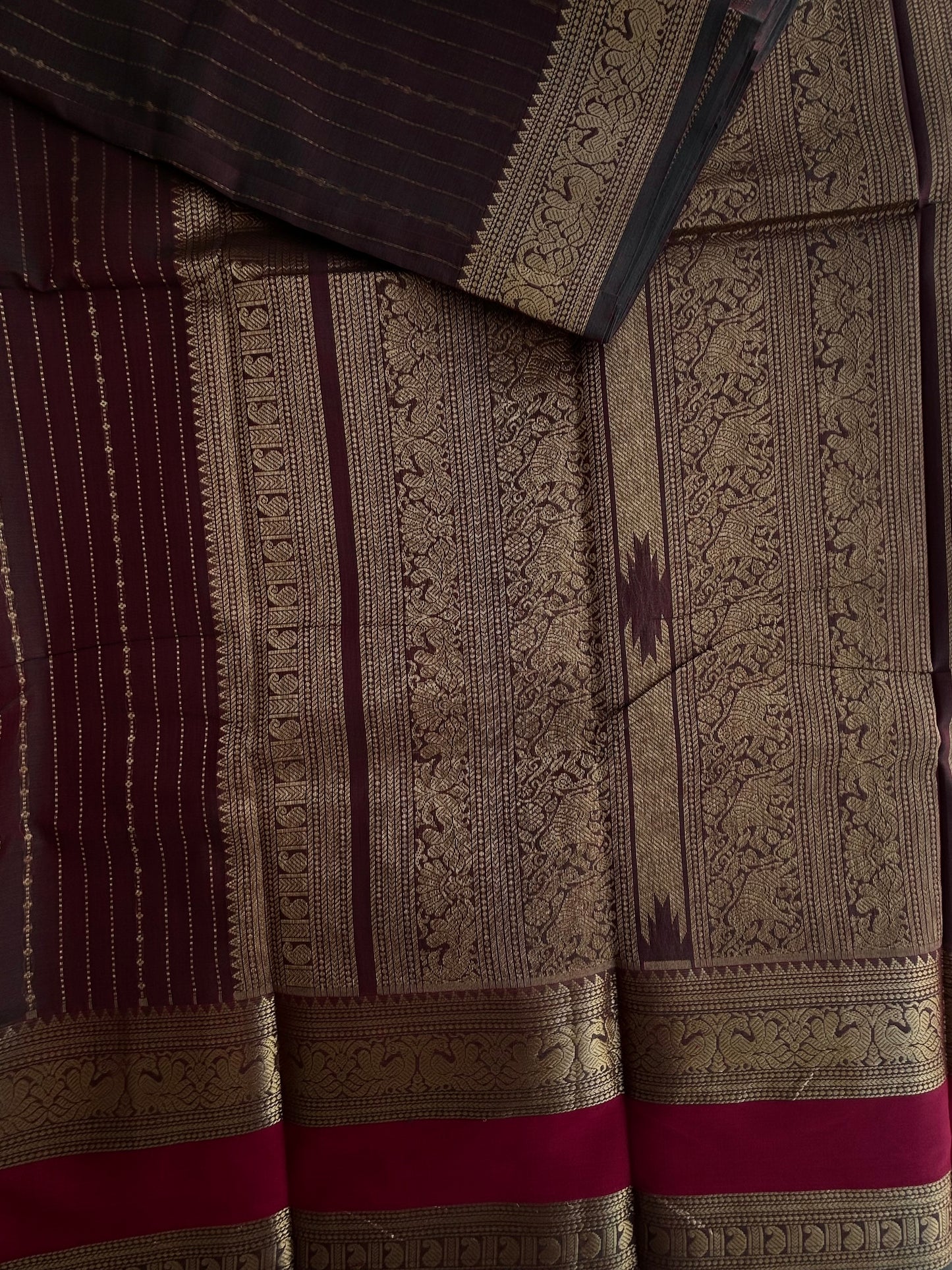Kanchi cotton Vairaoosi weaves & grand pallu