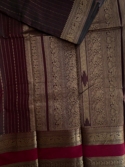Kanchi cotton Vairaoosi weaves & grand pallu