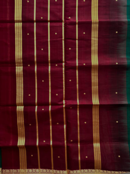 Vegan silk handloom saree