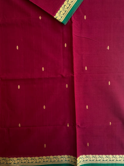 Vegan silk handloom saree