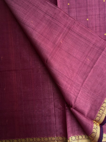 Vegan silk handloom saree