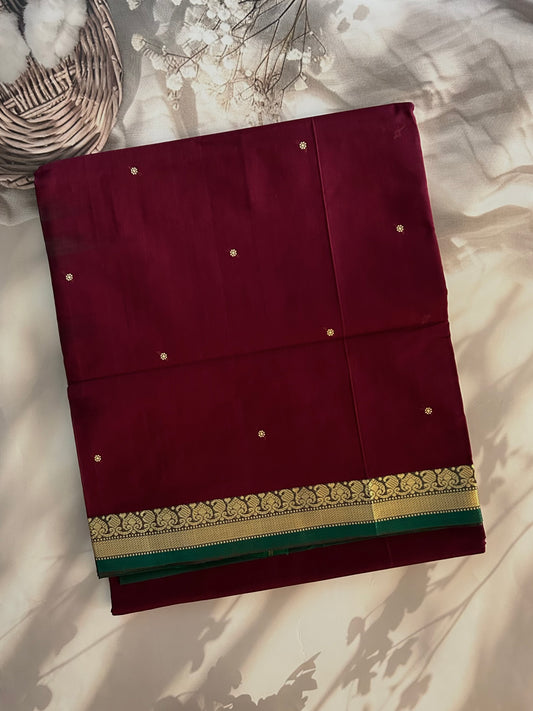 Vegan silk handloom saree