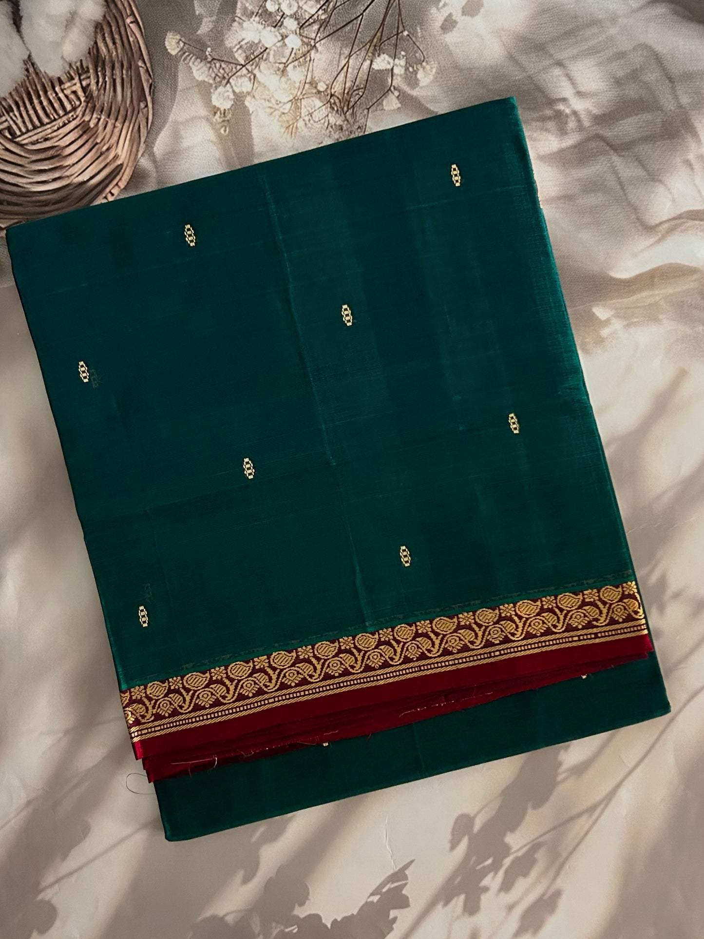 Vegan silk handloom saree