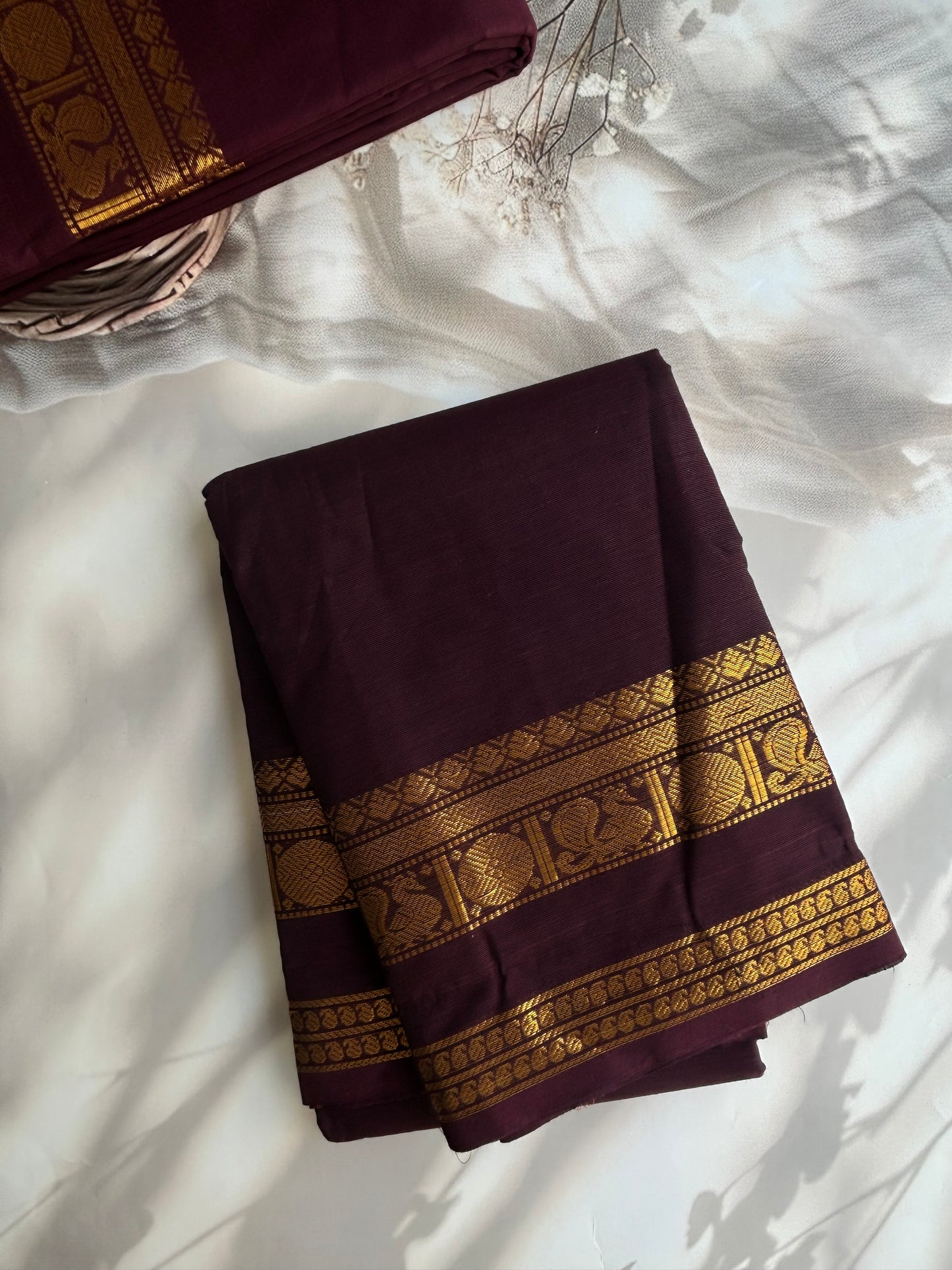 Kanchi cotton saree