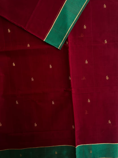 Vegan silk handloom saree