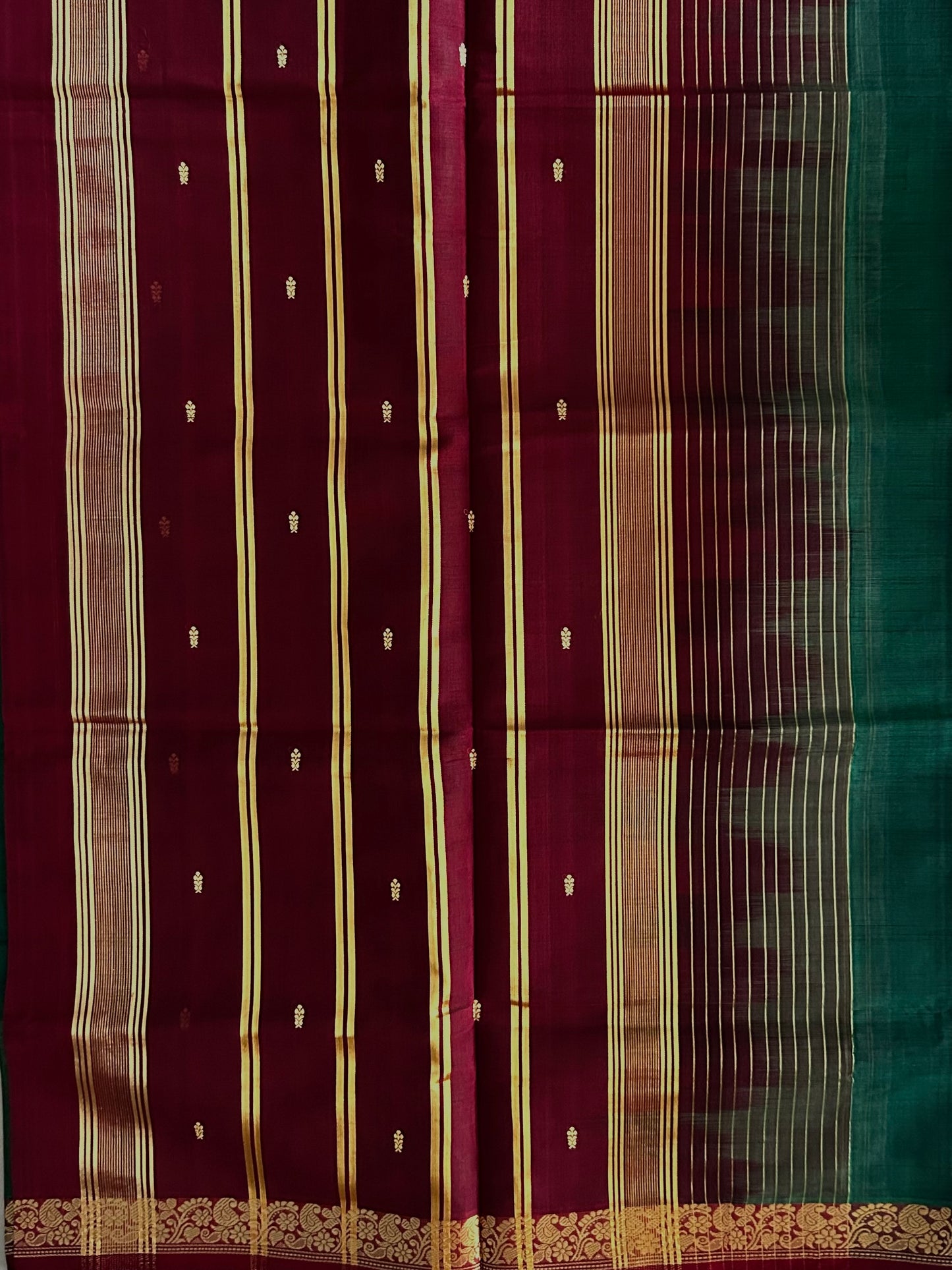 Vegan silk handloom saree