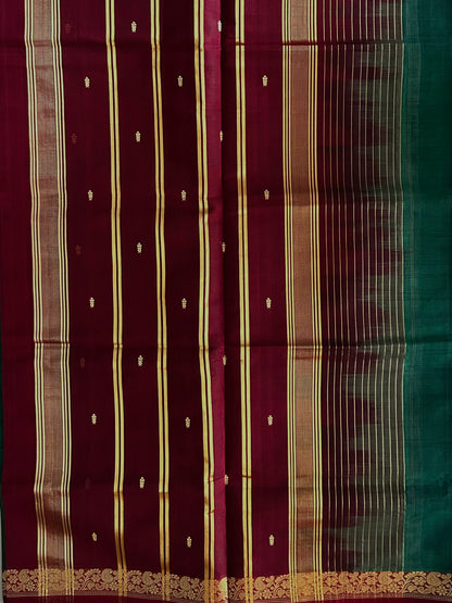 Vegan silk handloom saree
