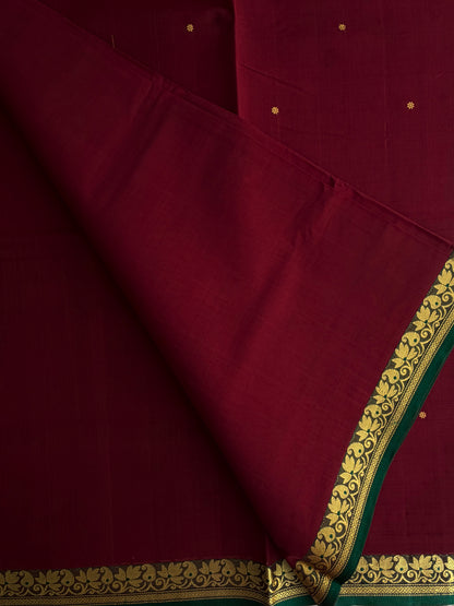 Vegan silk handloom saree
