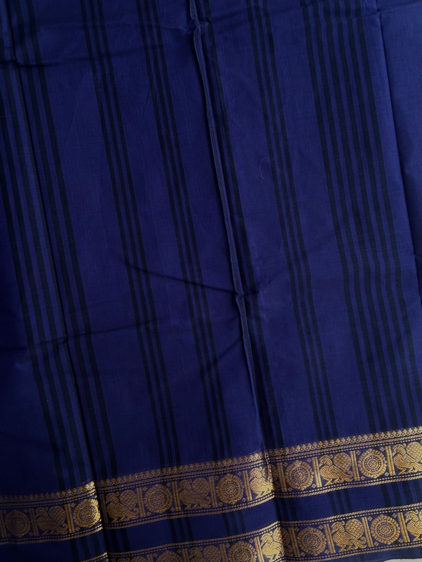 Kanchi cotton saree - Blue