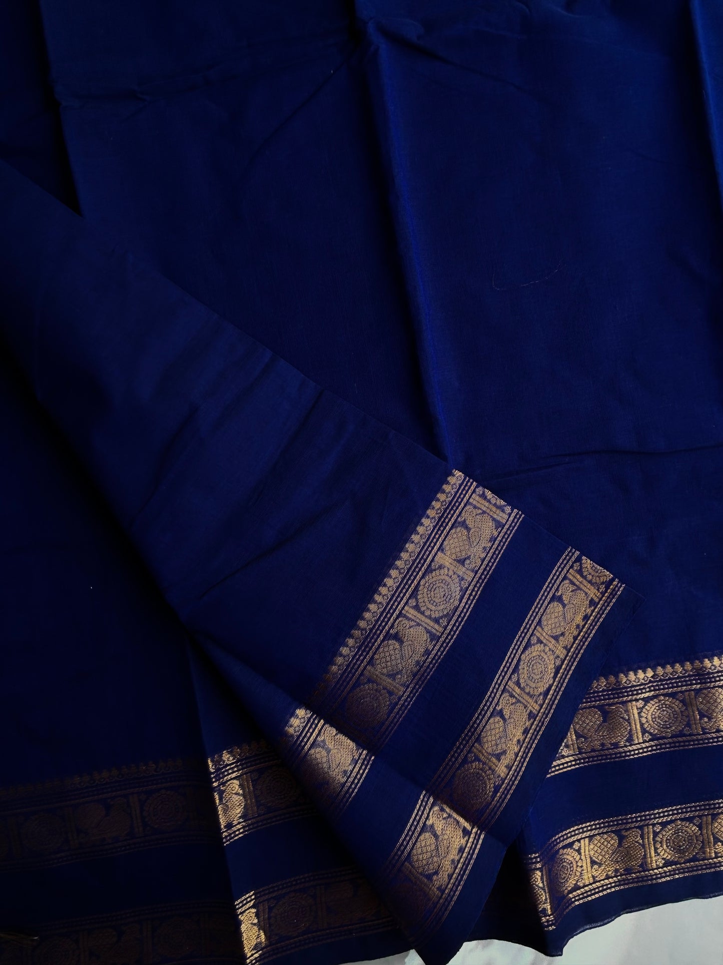 Kanchi cotton saree - Blue