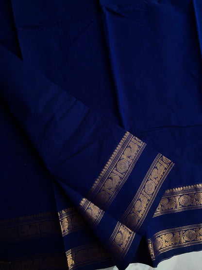 Kanchi cotton saree - Blue