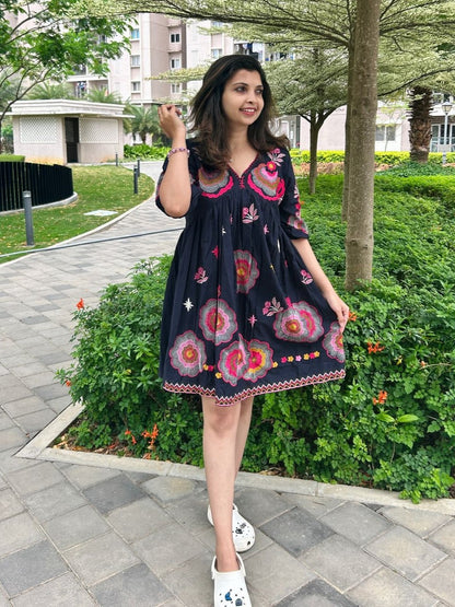 Embroidered Cotton dress