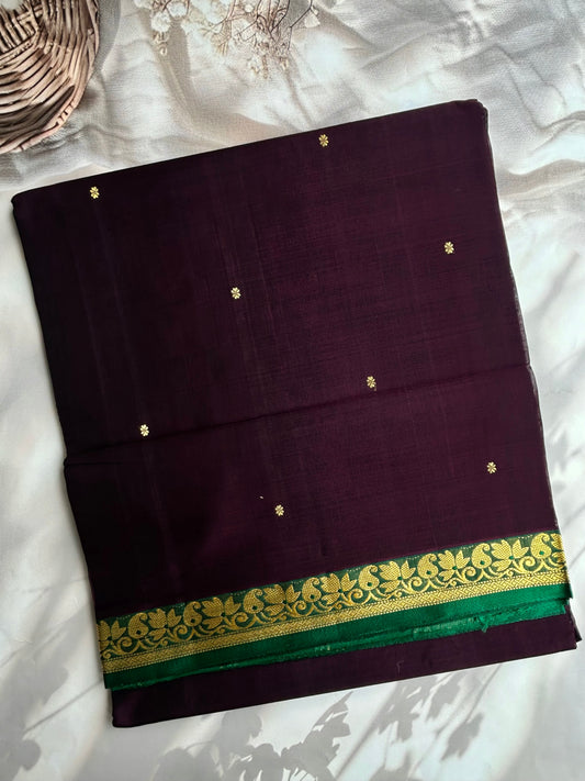 Vegan silk handloom saree