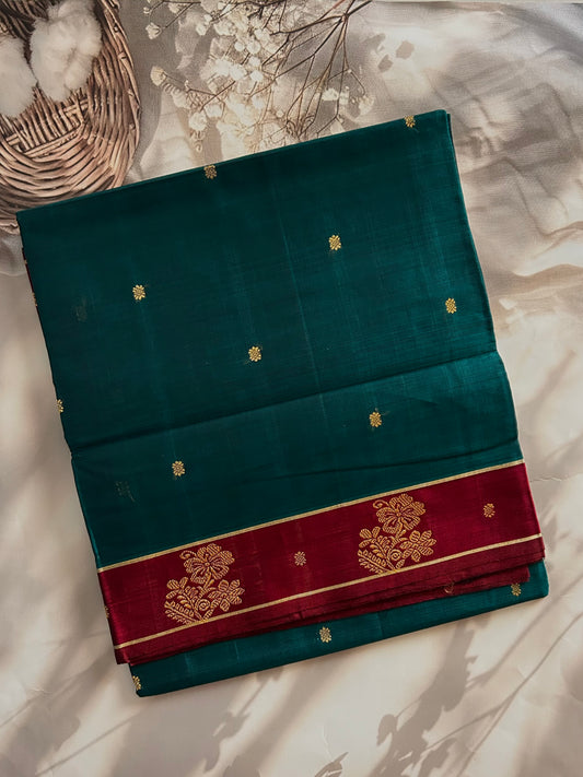 Vegan silk handloom saree