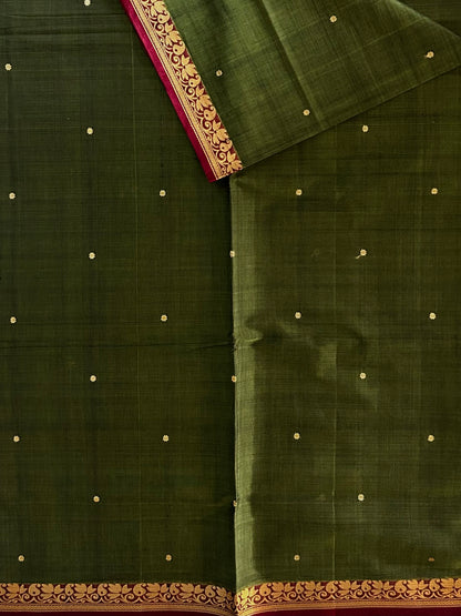 Vegan silk handloom saree