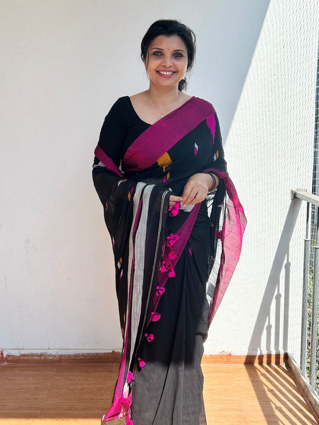 Khadi cotton saree