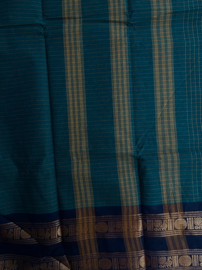 Kanchi cotton checks saree