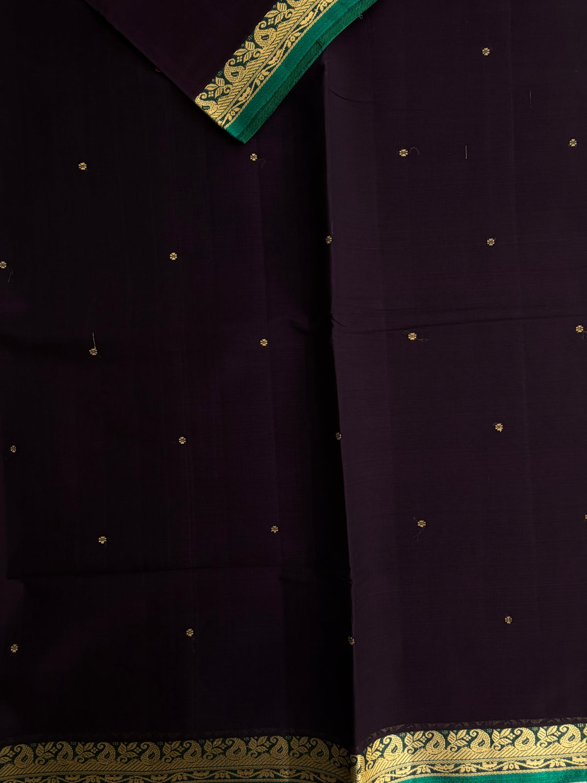 Vegan silk handloom saree